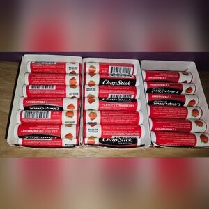 ChapStick Classic Strawberry Lip Balm - Red & White